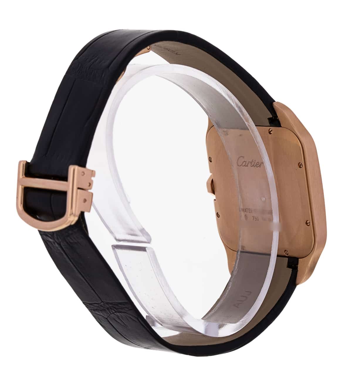 Cartier Santos Dumont Silver Roman Numeral Dial